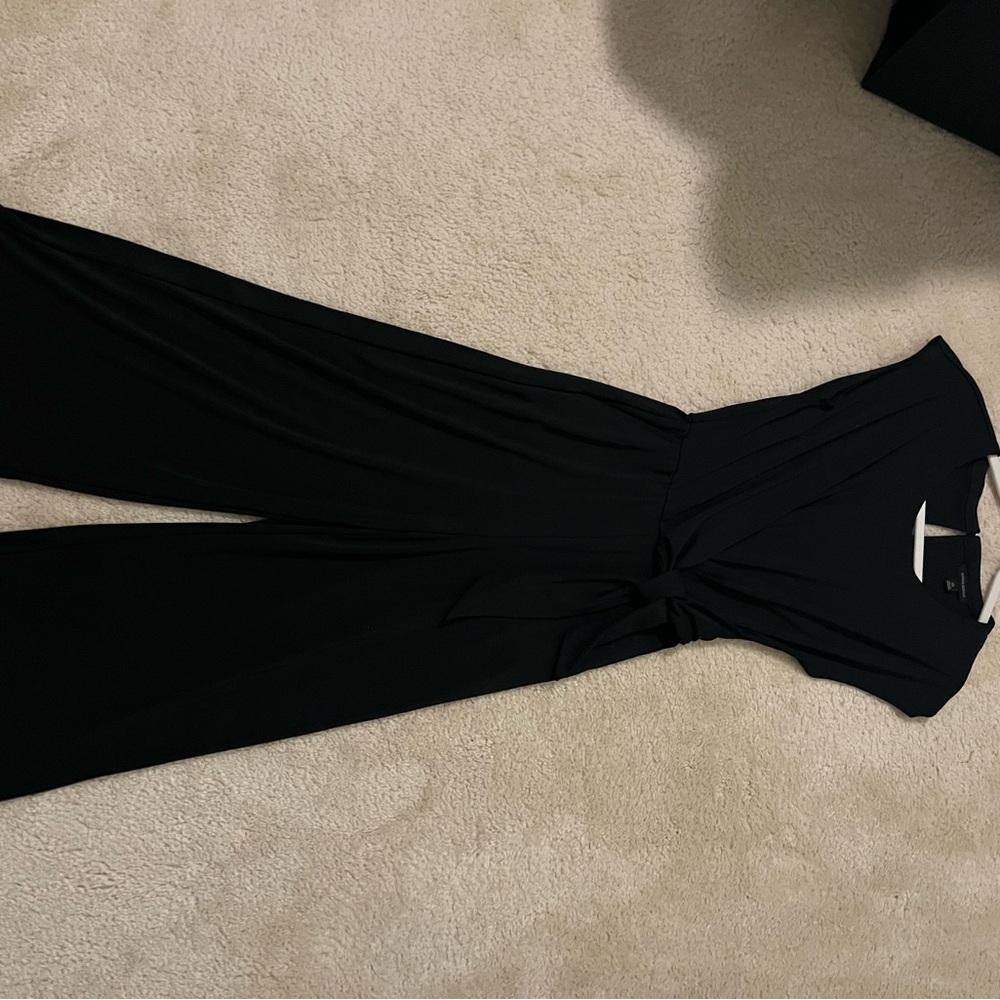 Banana Republic Black Jumpsuit Sleek Full-Length Design